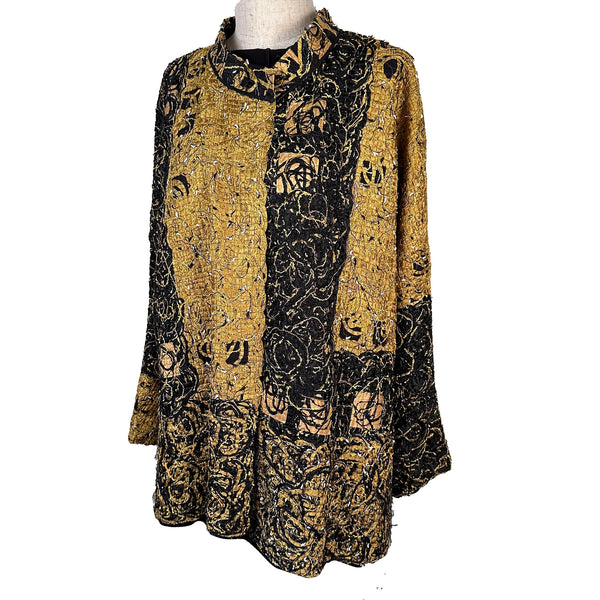 Diane Prekup Jacket, Serenade, Antique Gold/Black, S/M