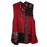 Diane Prekup Vest, Market, Red/Black, XS