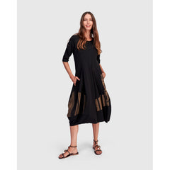 Alembika Dress, Terra, Black/Brown S, M & L
