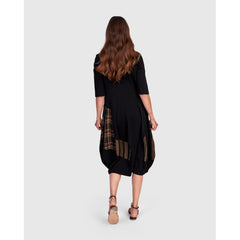 Alembika Dress, Terra, Black/Brown S, M & L