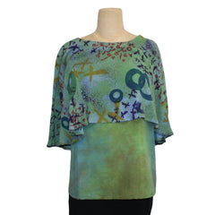 Dale Jenssen Pullover, Mixed Green/Blue, XS