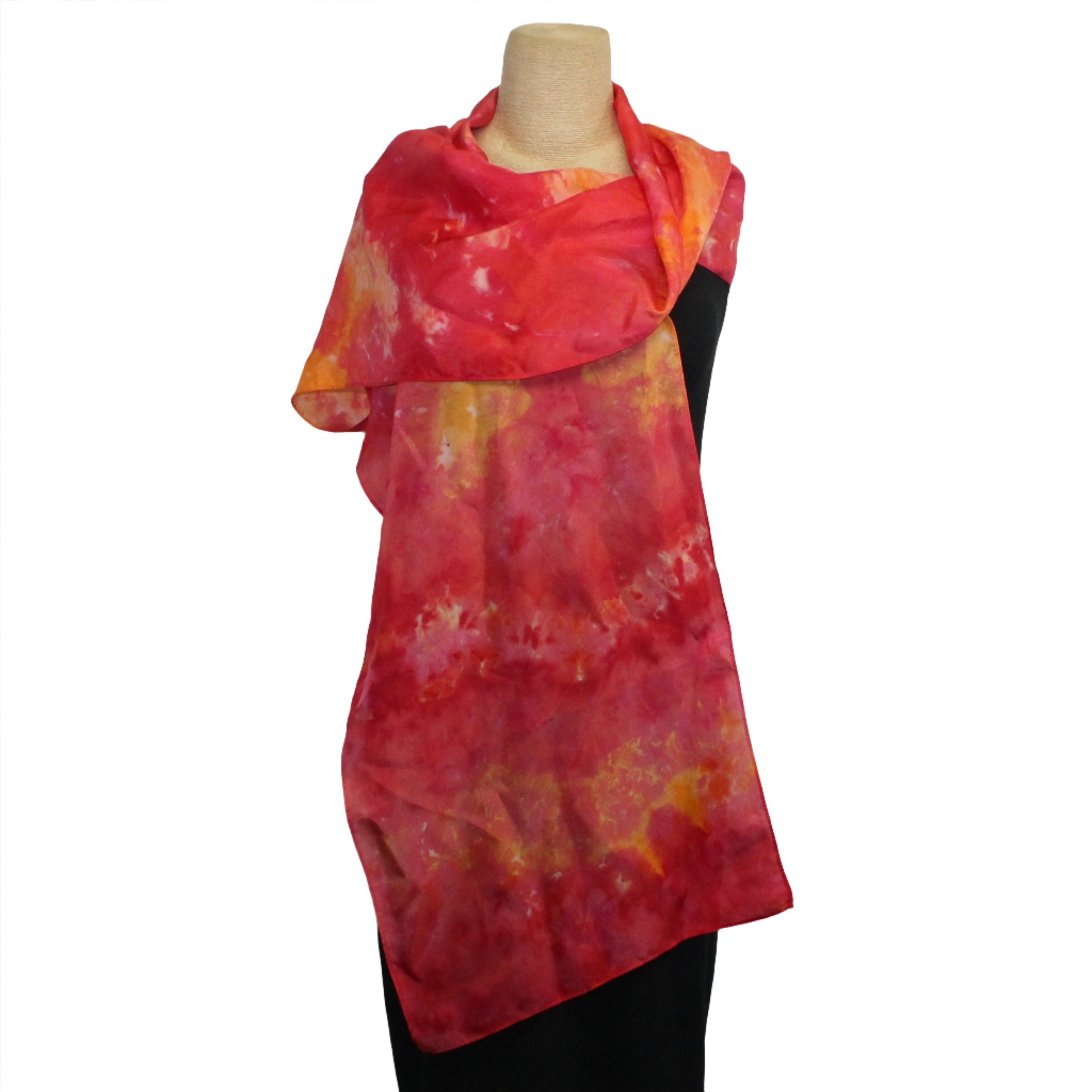 Dale Jenssen Scarf, Red/Marigold