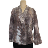 Teri Jo Summer Jacket, Poaque, Mocha/Cream, M