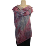 Teri Jo Summer Scarf, Raspberry/Pastels