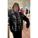 Mara Gibbucci Pullover, Black/White M, L & XL