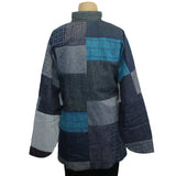 M Square Jacket, Circular, Blue/Grey M/L