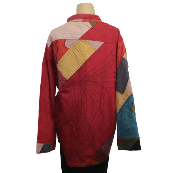 M Square Jacket, Quinne, Red/Multi-Color M