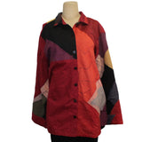 M Square Jacket, Quinne, Red/Multi-Color M