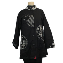 Yaza Jacket, Patchwork, Black S/M