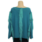 Pier Antonio Gaspari Pullover, Intarsia, Turquoise, M/L