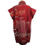 Yaza Vest, Khampa, Shangrila, Red/Grey M/L