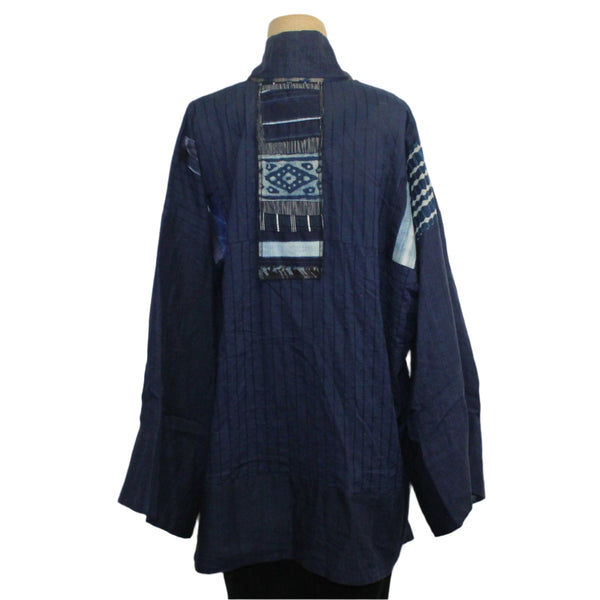 Catherine Bacon Kimono, Mosaic, Indigo, Fits M-XL