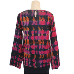 Neeru Kumar Pullover, Fuschia/Orange/Black XS