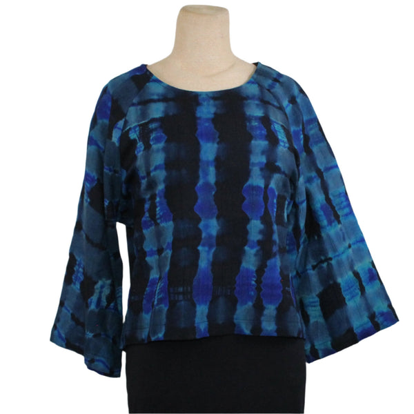 Neeru Kumar Pullover, Blue/Turquoise/Black XS/S & M/L