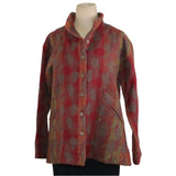 Neeru Kumar Jacket, Red/Green/Grey/Gold XS/S