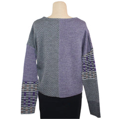 Beyond Threads Pullover, Pique Patch, Amethyst/Grey S & M