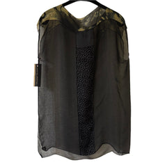 Diane Katz Designs Tunic, Black/Light Olive, S/M