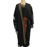 Diane Katz Designs Kimono, Black/Copper/Beige, OS Fits S-L