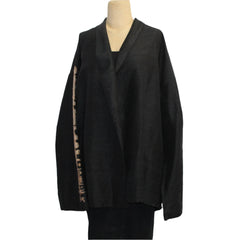 Diane Katz Designs Jacket, Black/Tan, M, L, & XL