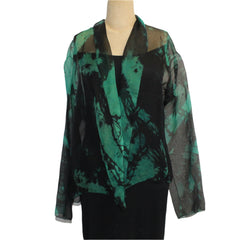 Diane Katz Designs Jacket, Green/Black, S