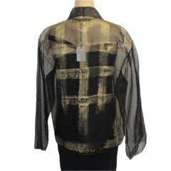 Diane Katz Designs Jacket, Gold/Black, S