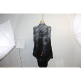 Tatiana Palnitska Vest, Black, Red & White