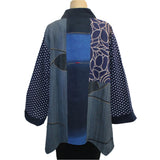 Yaza Jacket, Kasur, Mixed Pattern, Blue, S/M