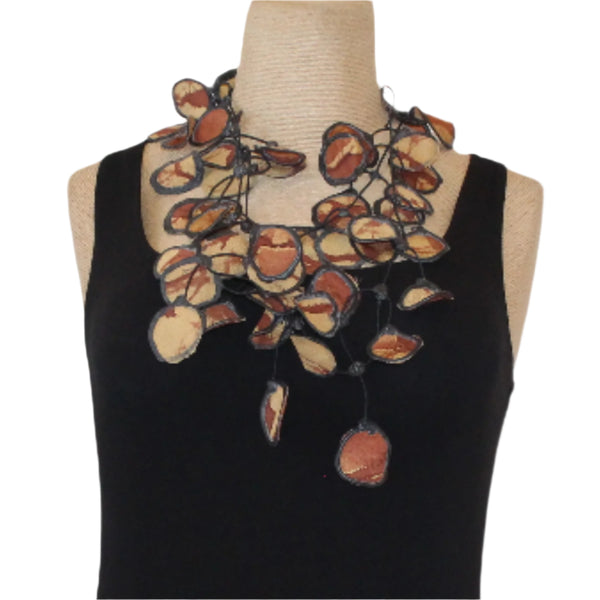Annemieke Broenink Necklace, Ink, Earth
