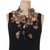 Annemieke Necklace, Transparent, Pumpkin