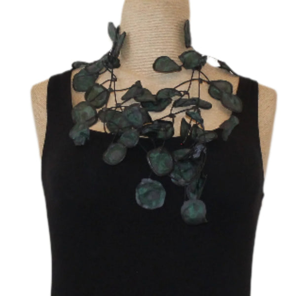 Annemieke Necklace, Transparent, Grey