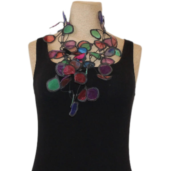 Annemieke Necklace, Transparent, Happy