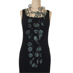 Annemieke Necklace, Transparent, Green