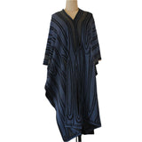 Sharon London Cape, Reversible, Denim/Black/Charcoal