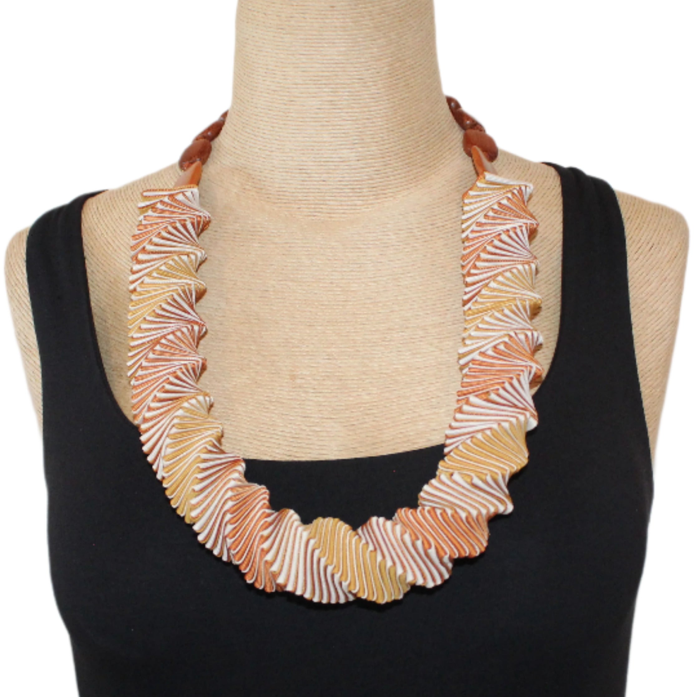 Ellen Sue Gordon Necklace, Copper Dijon Twist