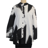 M Square Shirt, Aspect, Black/White S
