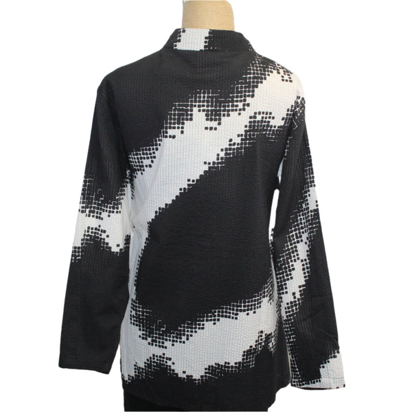 M Square Shirt, Aspect, Black/White S