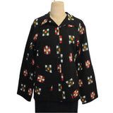 M Square Shirt, Ellen, Black/Multi S & M