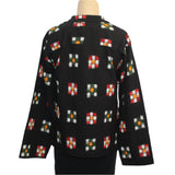 M Square Shirt, Ellen, Black/Multi S & M
