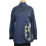 M Square Shirt, Proper, Navy/Multi M & L