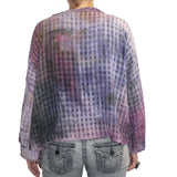 Tatiana Palnitska Top, Red Earth, Purple/Red/Rust/Black, S/M