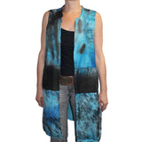 Tatiana Palnitska Vest, Turquoise/Black, XS