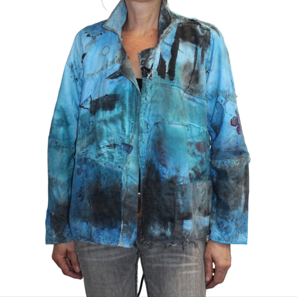 Tatiana Palnitska Jacket, Blue Detailed, S