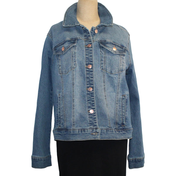 Patty Vizza Jacket, Feather Dancer, Blue Denim, M