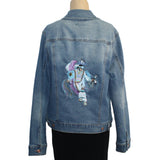 Patty Vizza Jacket, Feather Dancer, Blue Denim, M