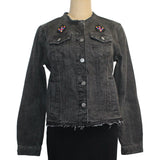 Patty Vizza Jacket, Fancy Dancer, Black Denim, XS