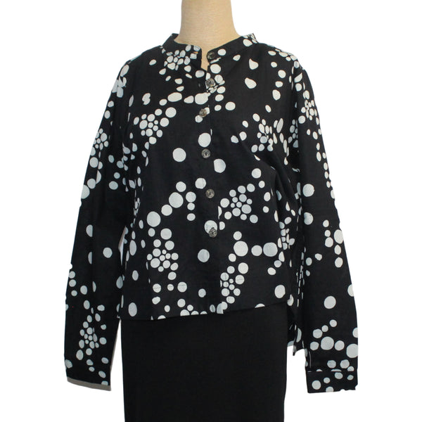 Adverb Shirt, After, Dots, Black/White XS, S & M
