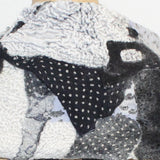 Beth Marx Collar Scarf, Black/White