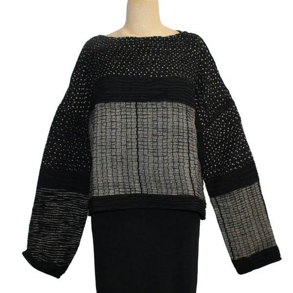 Neeru Kumar Pullover, Black/Beige L, XL & XXL
