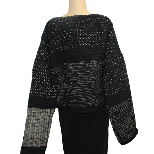 Neeru Kumar Pullover, Black/Beige L, XL & XXL