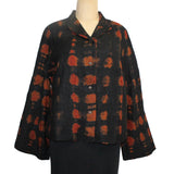 Neeru Kumar Jacket, Black/Rust XS & M
